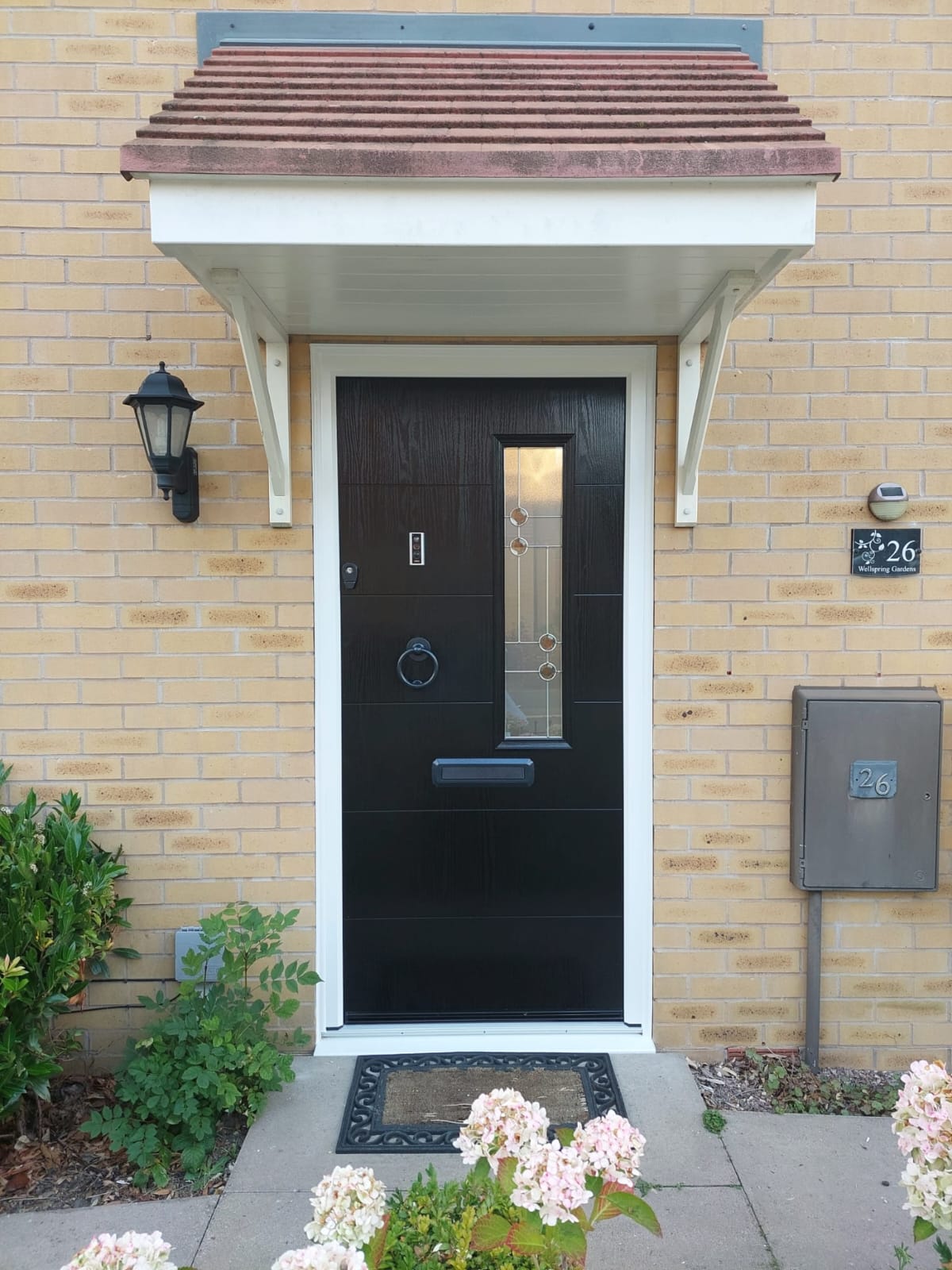 Black Composite Front Door – West Midlands — Window Smart