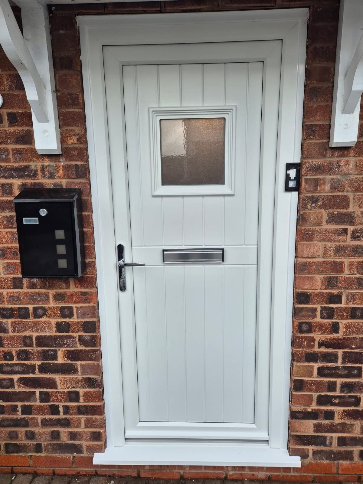UPVC front door installation